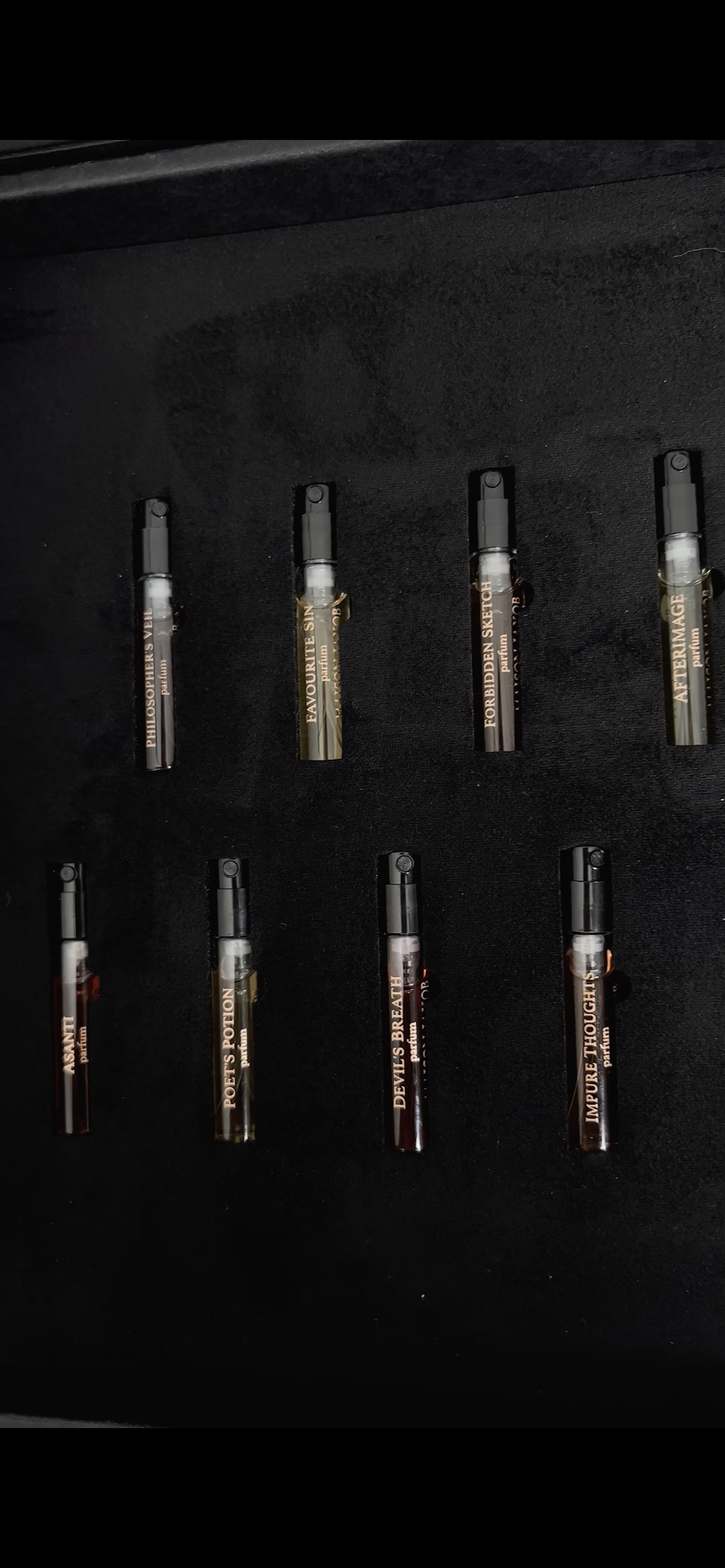 mini potions set (9 x 2,5 ml)