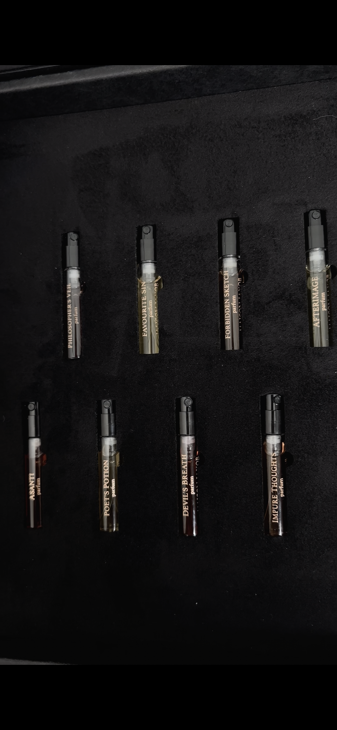 mini potions set (9 x 2,5 ml)